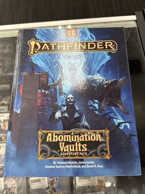 Pathfinder Hardcover Adventure Path Abomination Vaults D&D 5e version