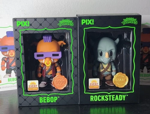 🔥Thrilljoy Pix! Bebop & Rocksteady Chase Lot 2025 SDCC Event Exclusive TMNT!🔥