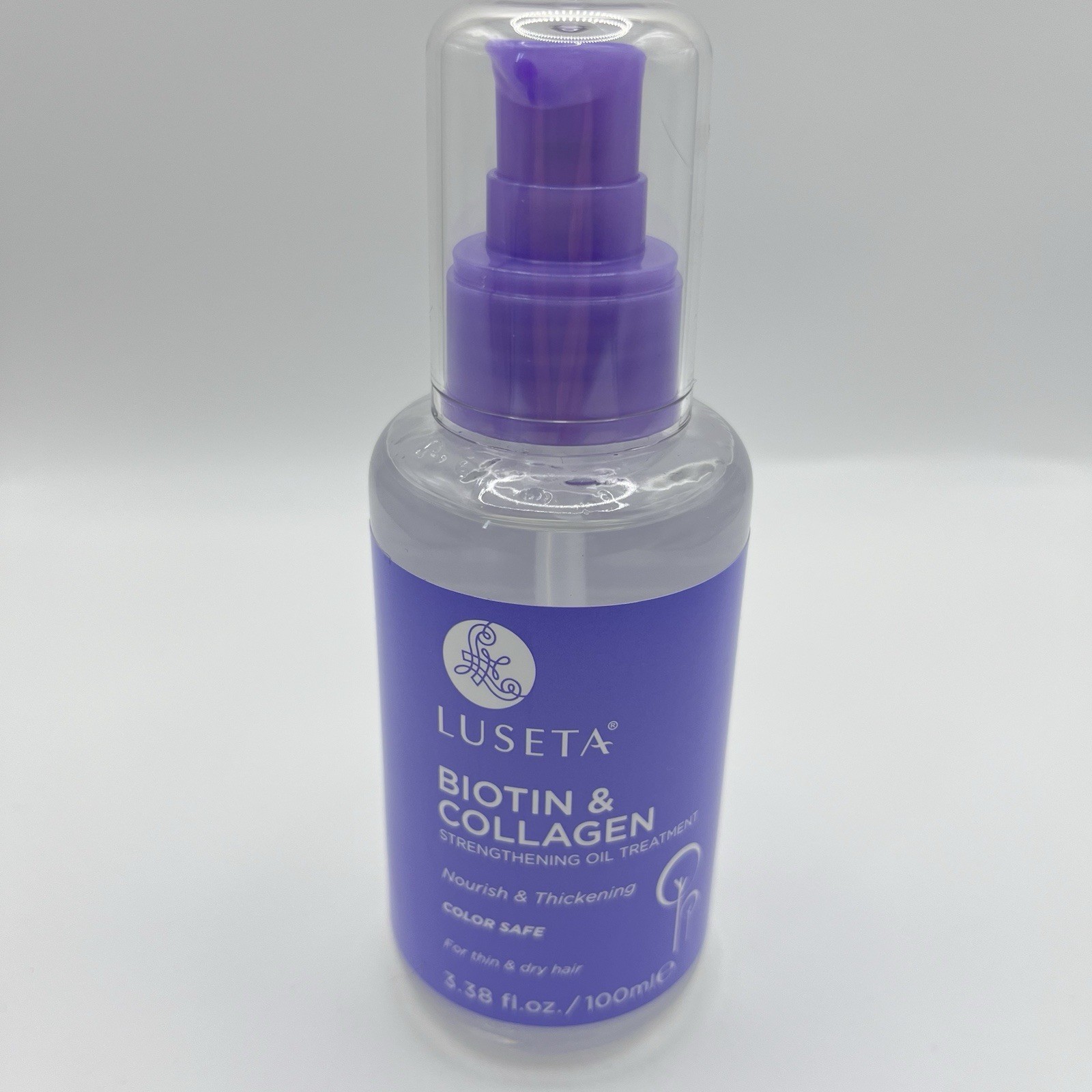 Luseta BIOTIN & COLLAGEN Oil Treatment Serum 100ml Strengthening | Thin Dry Hair