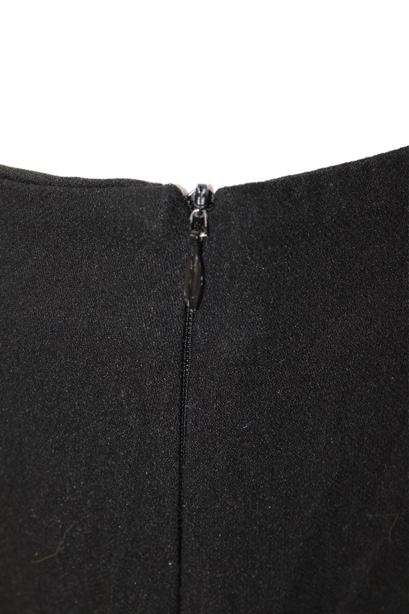 Jarbo Womens Solid Flat Front Zip Up Tapered Pant… - image 4