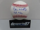 Don Mattingly Inscription Hit Man Signed Auto Autograph Baseball Beckett BAS COA