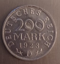 1923D German 200 Mark