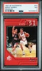 1997 SP Authentic Basketball Brent Barry #P3 PSA 7