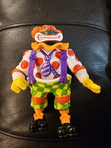 Vintage 1992 TMNT Michaelangelo Birthday Turtles Crazy Clownin Mike Clown