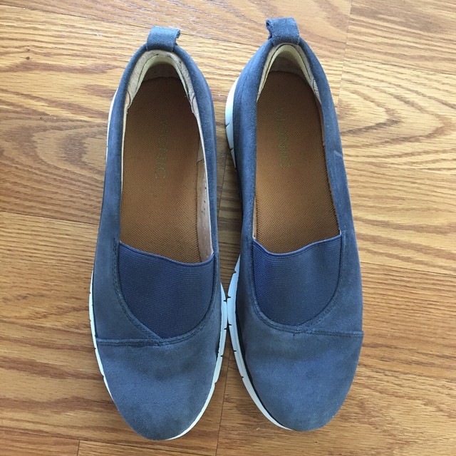 VIONIC Linden Blue Suede Slipon Loafer Womens 8 | eBay