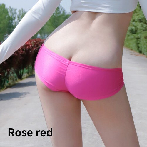 Mujeres Brillantes Cintura Baja Ropa Interior Calzoncillos Bragas Botín Sexy Ropa para Club nocturno - Imagen 15 de 23