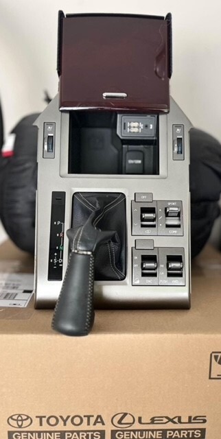 Lexus GX460 Center Console Gear Shift Handle Wood Trim Panel