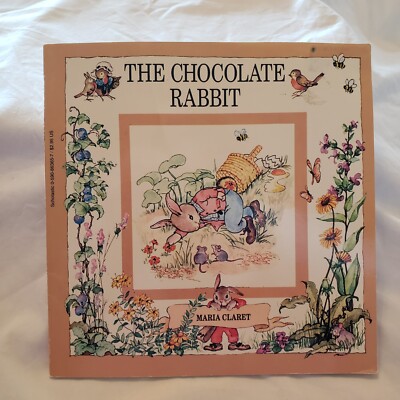 VTG Easter Scholastic Book The Chocolate Rabbit Author Maria Claret