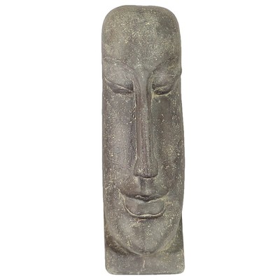 Oriental Galerie Moai Skulptur Aus Lavastein – 150 Cm, Frostfest, Für Garten & Haus
