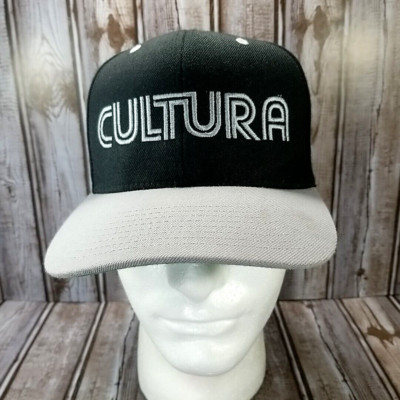Cultura Eric Scwartz Live Snapback Hat Cap Black Gray Embroidered Yupoong