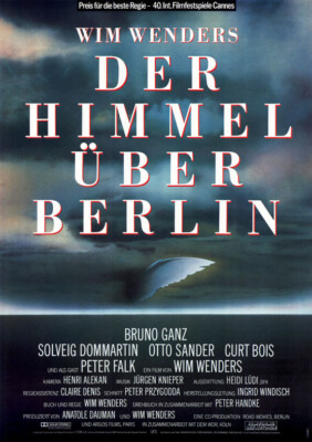 Der Himmel über Berlin ORIGINAL A1 Kinoplakat gerollt Wim Wenders / Bruno Ganz