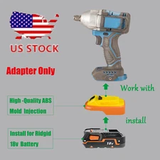 Adapter for Hercules 20v Tool To for Ridgid 18vType Battery w/Low Voltage Cutoff