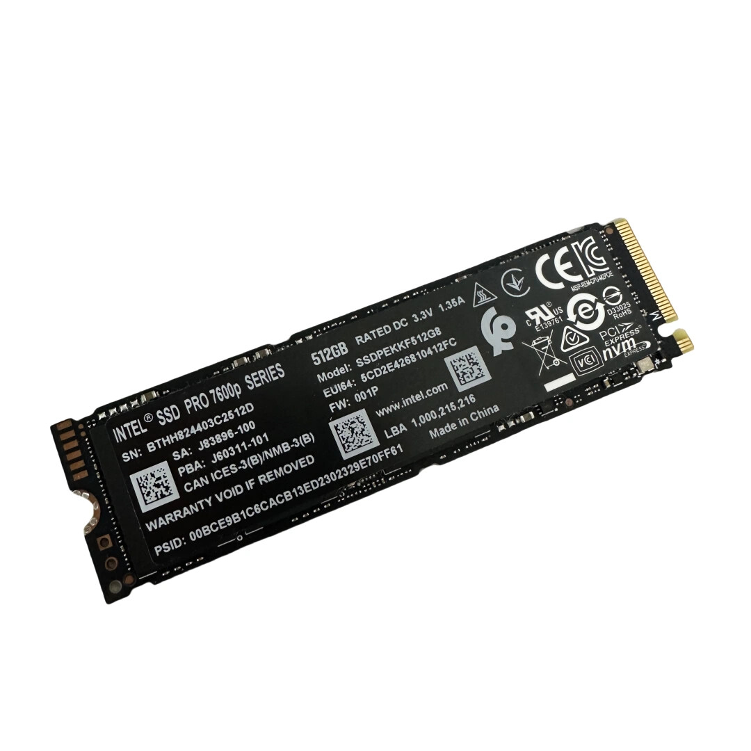 Intel 7600p Series SSDPEKKF512G8L 512GB 2280 M.2 PCIe NVMe Solid