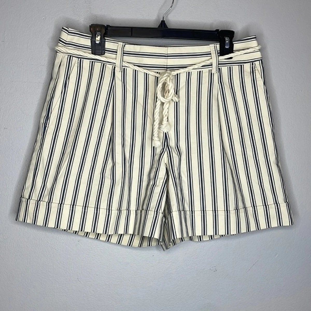 Striped shorts cheap with tie