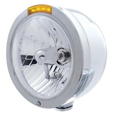 Peterbilt Stainless Headlight 359 Bullet Half...