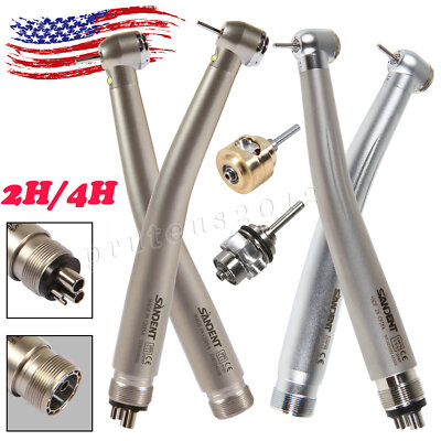 NSK Style Dental LED Optic E-generator / Handpiece High Speed Turbine 2/4Hole
