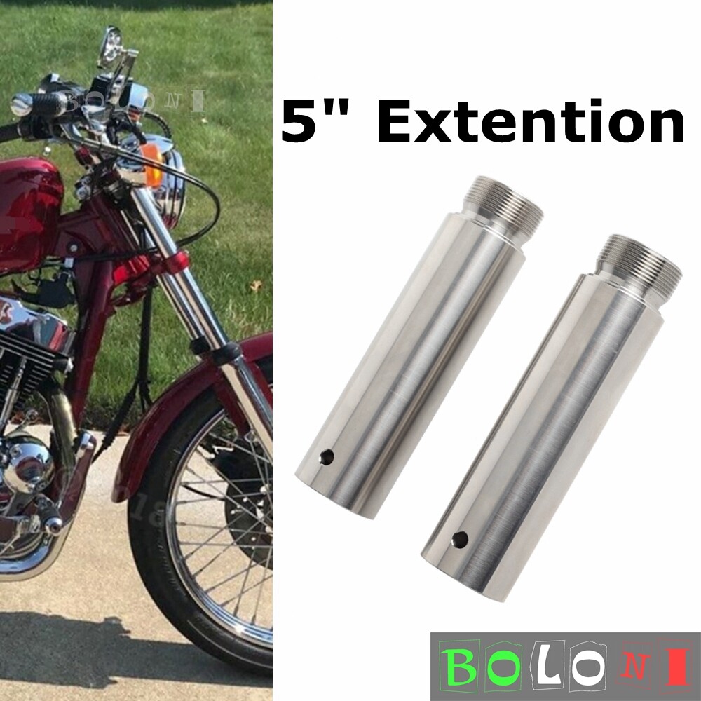 Front Fork 40mm Tube 2 Extension For Harley Dyna Super Gliide FXD Sportster XL