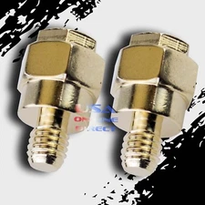 2pcs New GOLD Plated Short Side Post Mount GM Battery Terminal Tap High Quality 