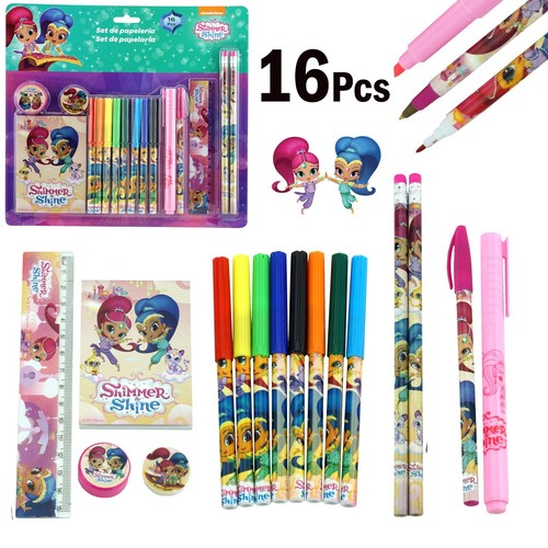 Kids Stationery Set Super Mario Bros Drawing Colouring Pencils Markers Xmas Gift - Picture 3 of 42