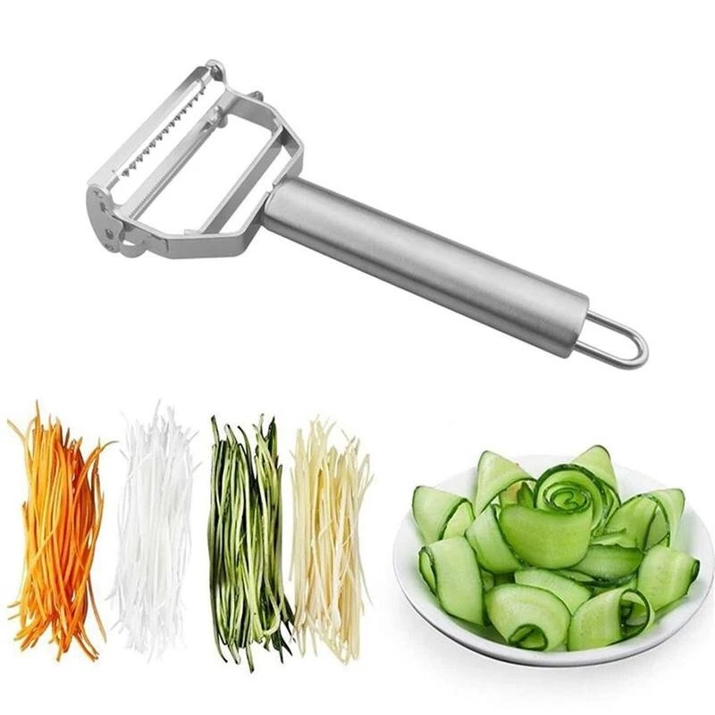 Multifunctional Vegetable Peeler, 1 Count Stainless Steel Fruit Peeler, Kitchen