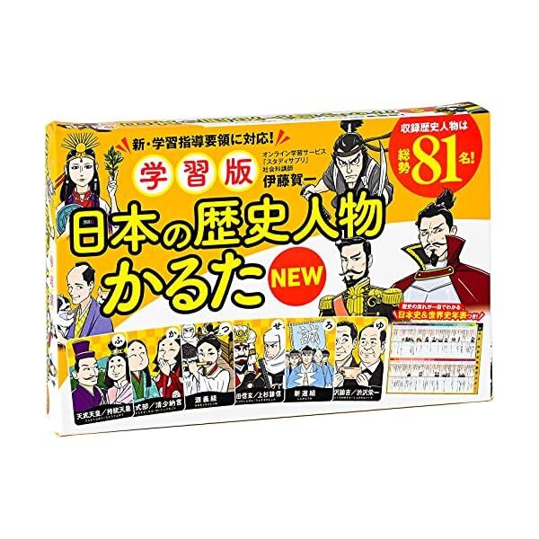 Learning Japanese Historical Figures Karuta Official Collectible Exclusive