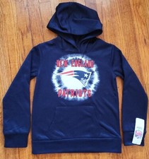 New England Patriots Pullover Hoodie Girls Medium M 7/8 NFL Team Apparel