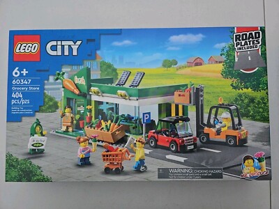 LEGO City 60347: GROCERY STORE Pea Suit Minifigure NEW sealed 673419359412| 