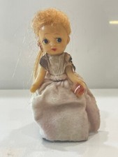 2622 - Vintage Wind Up Japan Cloth and Celluloid Girl  Good Condition 