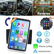 Double 2 DIN Rotatable Android 15 Car Stereo Radio 10.1'' Touch Screen GPS Wifi