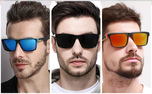 Gafas de sol polarizadas para hombres y mujeres retro cuadradas deportivas conducción ciclismo pesca - Imagen 5 de 20