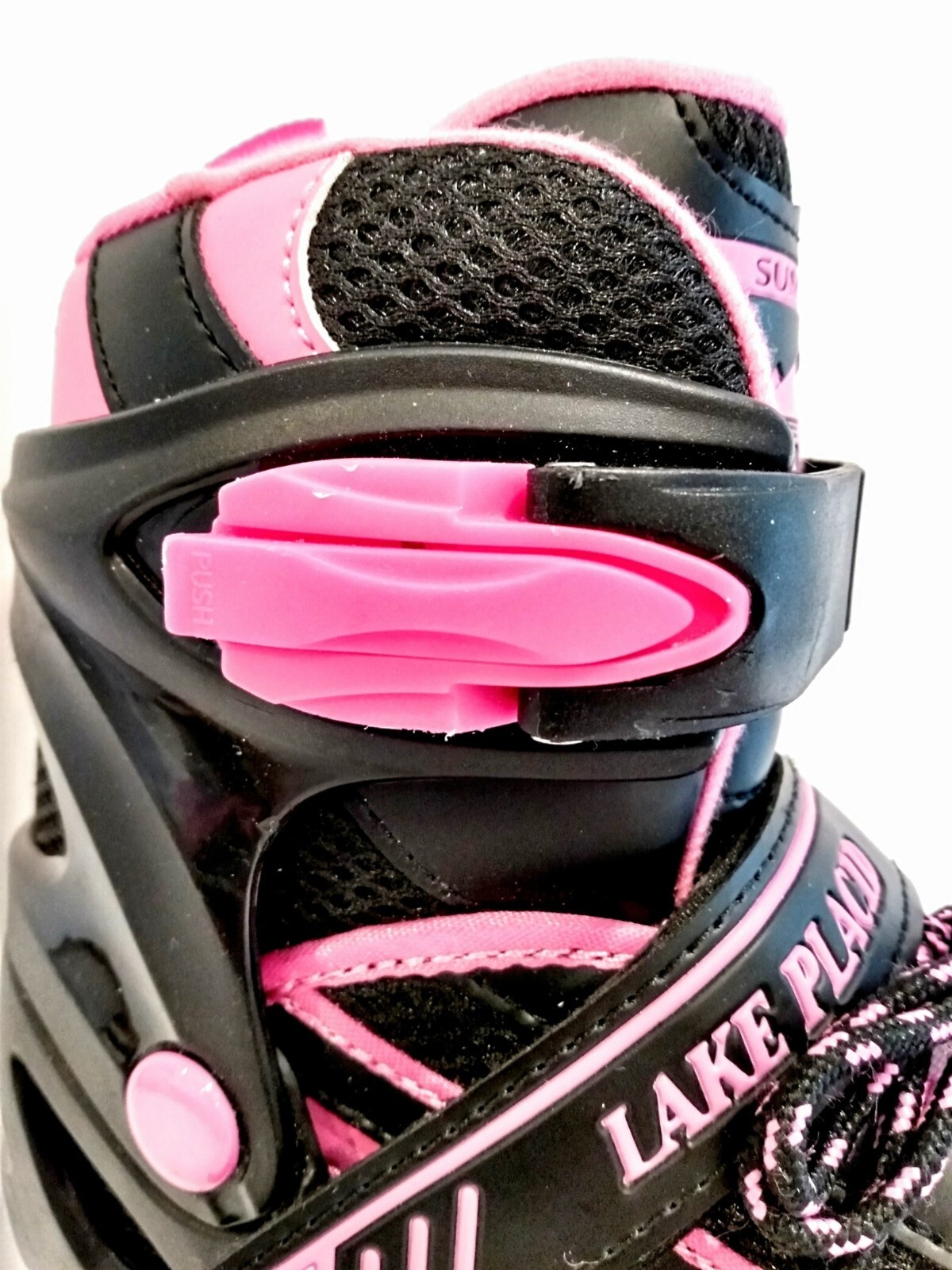 Lake Placid Summit Ice Skates size 14 Youth Pink/Black Adjustable eBay