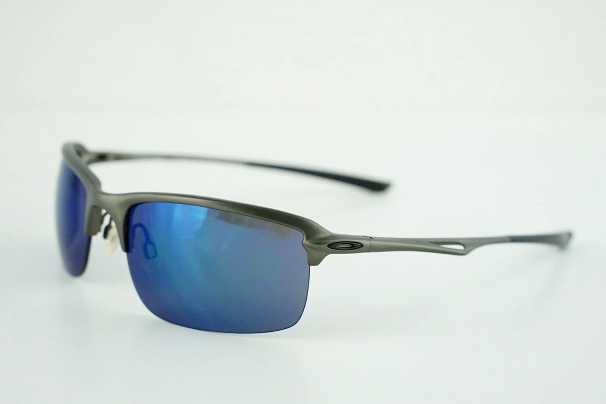 New! Oakley OO4071-02 Wiretap Carbon Grey / Ice Iridium 61-14-126 