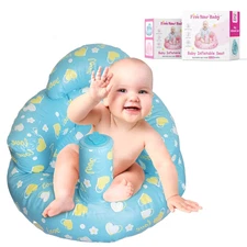 Inflatable Baby Seat - Sit Me up Floor Seat for Babies 3 Months & Up, Portable I