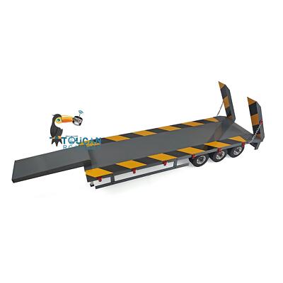 Metal Heavy CNC 3Axle Trailer Tail Lamp Lights For Tamiye 1/14 RC Tractor Truck
