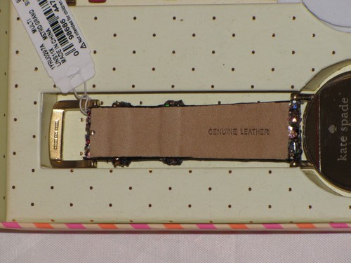 Kate Spade New York Watch Gold Plated Womens Genuine Leather Metro Grand U 0297A - Picture 13 of 24