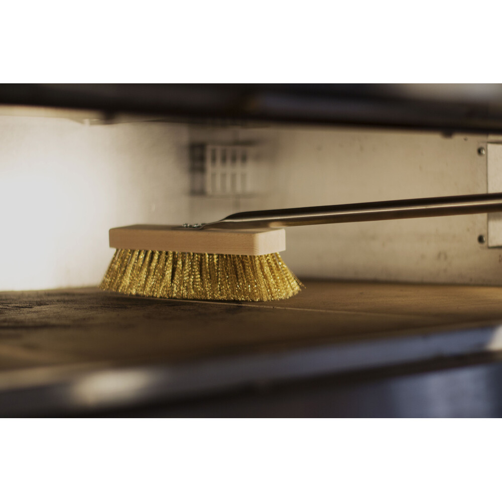 Spazzola Per Forno Orientabile Con Setole In Ottone - Dimensioni 27x8 Cm - GI.METAL
