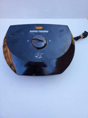 George Foreman Healthy Cooking Model GR50VB Super Champ Vari-Temp Grill - used