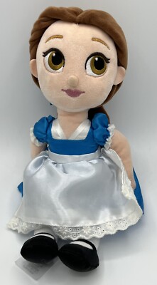 Disney Plush Store Exclusive Animators 12'' Princess Belle Plush Toddler Toy Doll