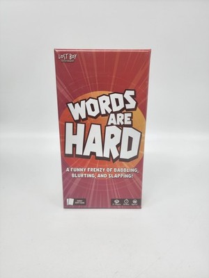 Lost Boy Entertainment Words Are Hard Family Party Card Game New Sealed 