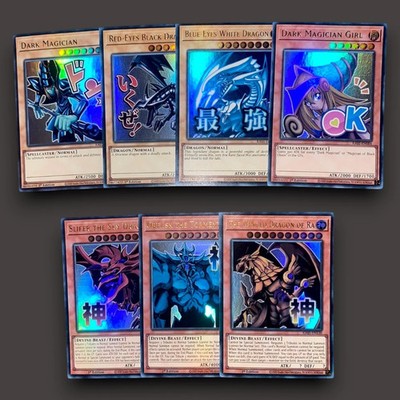 Yu-Gi-Oh! Egyptian Gods + Blue-Eyes & More Bundle Ultra Rare RA05 NM