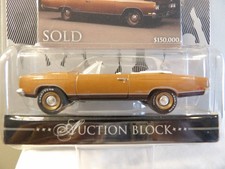 1969 PLYMOUTH GTX CONVERTIBLE   GREENLIGHT BARRETT-JACKSON AUCTION BLOCK   1:64
