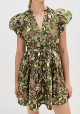 Ulla Johnson Izel Mini Dress Lichen