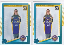 2025 Donruss WNBA SILVER Holo FOIL & REG. #100 SARAH ASHLEE BARKER R/Cs SPARKS