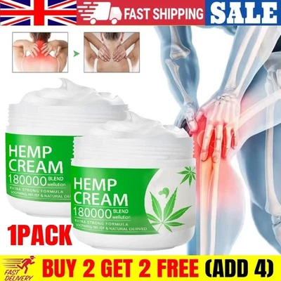 Crema antidolorifica alla canapa 1.500.000mg per massaggio per alleviare dolori articolari schiena collo ✨