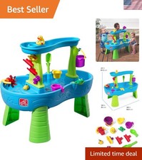 Backyard Water Park Playset - Kids Splash Pond Table with Accessories for Fun