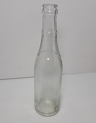 PROPERTY OF GENERAL BOTTLERS INC. Rare 10 Oz Clear Textured Glass Bottle 