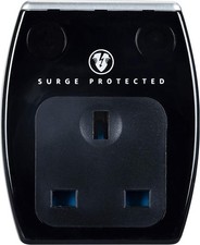 Masterplug Surge Protected Power Adaptor with 2 USB Charging Points 240V