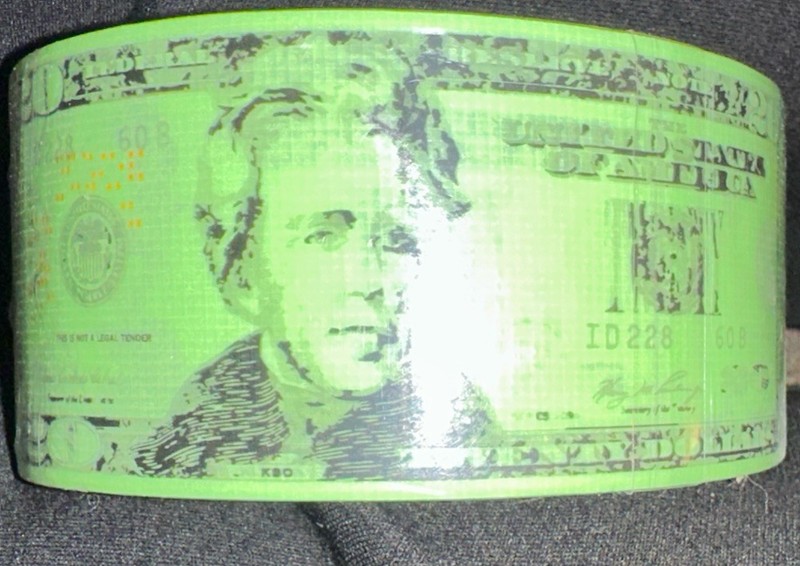 Designer Printed Tape Art Skills Dollar Bills