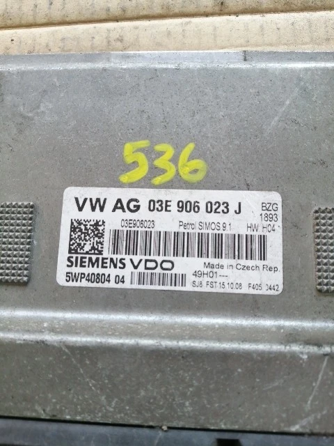 CENTRALINA MOTORE PER SKODA Roomster 1° Serie 03E906023J 5WP40804 Benzina 1.2  - Immagine 2 di 4