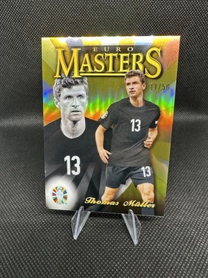 2024 Topps Finest Road to UEFA EURO Thomas Müller Masters Gold /50